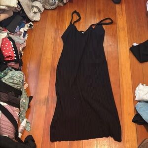 Elegant Black Sleeveless Dress